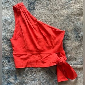 Free People one arm crop top, XS